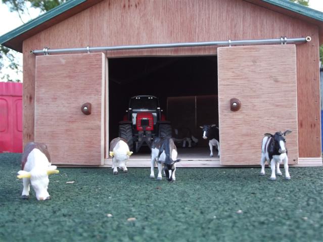 Farm Shed Sliding Door's added cow cubicles