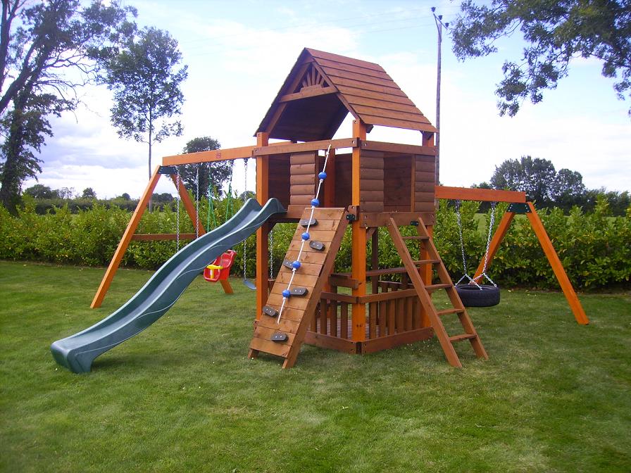 STT Swings, tree houses, playhouses, slides, swings,