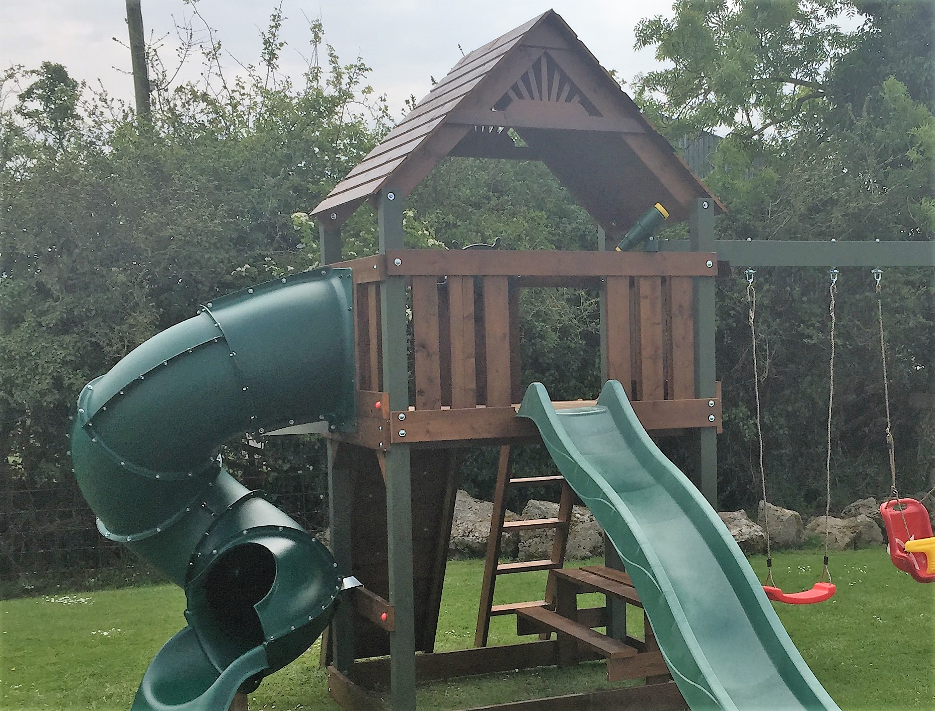 5ft spiral tube slide